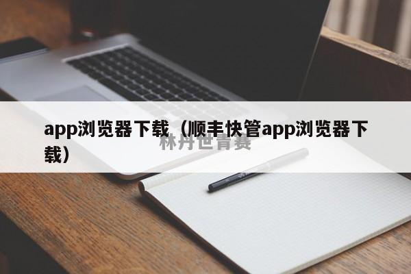 app浏览器下载（顺丰快管app浏览器下载）