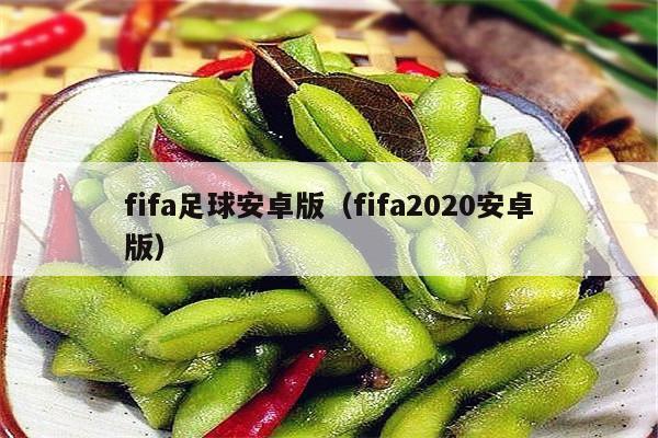 fifa足球安卓版（fifa2020安卓版）