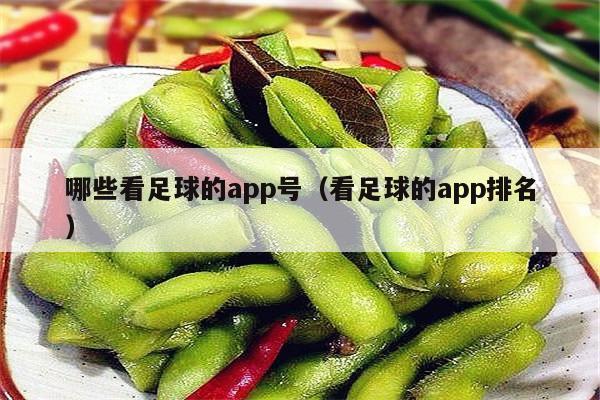 哪些看足球的app号（看足球的app排名）