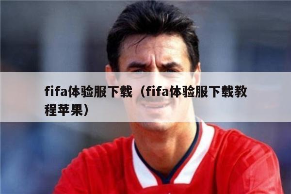 fifa体验服下载（fifa体验服下载教程苹果）