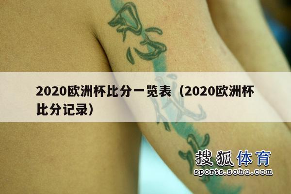 2020欧洲杯比分一览表（2020欧洲杯比分记录）