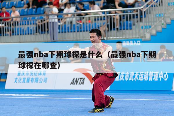 最强nba下期球探是什么（最强nba下期球探在哪查）