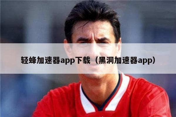 轻蜂加速器app下载（黑洞加速器app）