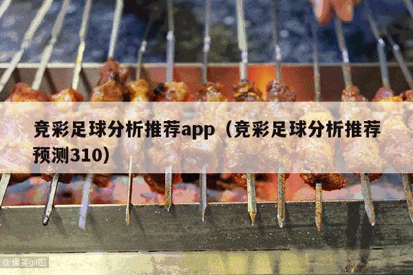 竞彩足球分析推荐app（竞彩足球分析推荐预测310）