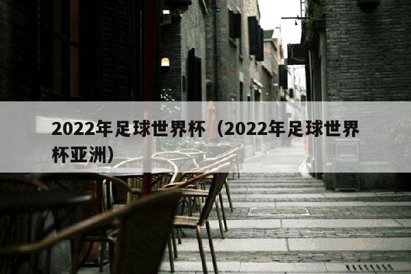 2022年足球世界杯（2022年足球世界杯亚洲）