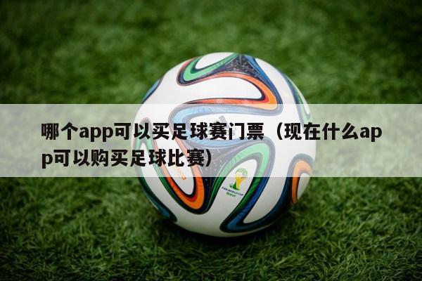 哪个app可以买足球赛门票（现在什么app可以购买足球比赛）