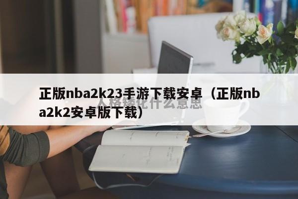 正版nba2k23手游下载安卓（正版nba2k2安卓版下载）