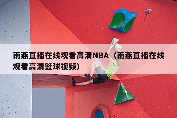 雨燕直播在线观看高清NBA（雨燕直播在线观看高清篮球视频）