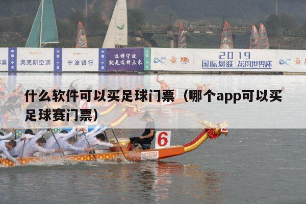 什么软件可以买足球门票（哪个app可以买足球赛门票）