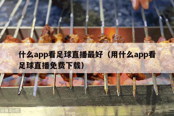 什么app看足球直播最好（用什么app看足球直播免费下载）