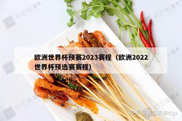 欧洲世界杯预赛2023赛程（欧洲2022世界杯预选赛赛程）