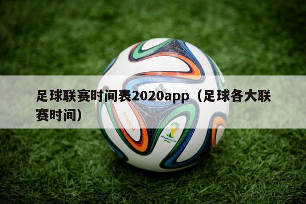 足球联赛时间表2020app（足球各大联赛时间）