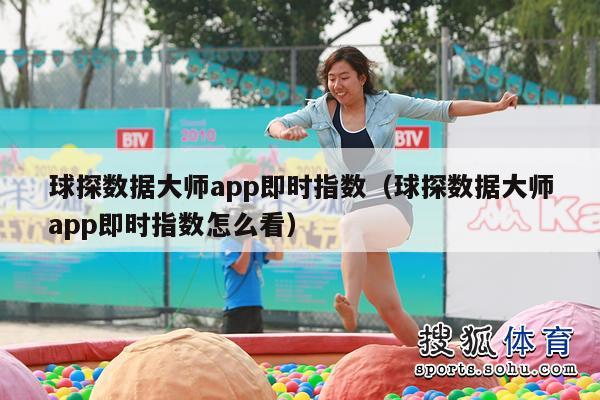 球探数据大师app即时指数（球探数据大师app即时指数怎么看）