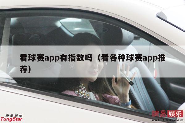 看球赛app有指数吗（看各种球赛app推荐）