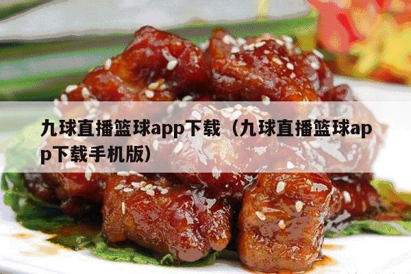 九球直播篮球app下载（九球直播篮球app下载手机版）